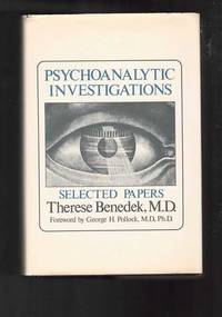 cover of Psychoanalytic Investigations - Selected Papers