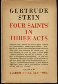 cover of FOUR SAINTS IN THREE ACTS: An Opera to be Sung