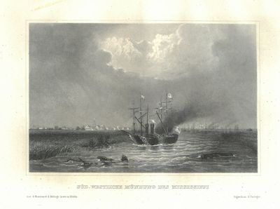 Süd-westliche Mündung des Mississippi.