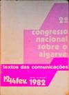 SEGUNDO CONGRESSO NACIONAL SOBRE O ALGARVE.