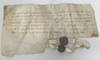 A Debt Paid with Ties to Myles Standish, Alchemy, and the Hundred Years War: Lancashire Indenture in Latin, Dated 1422