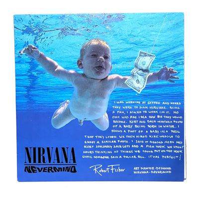Inscribed "Nevermind" Record Album