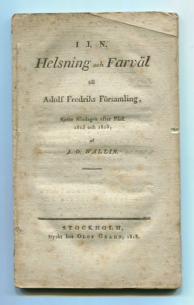 Helsning och farväl till Adolf Fredriks…