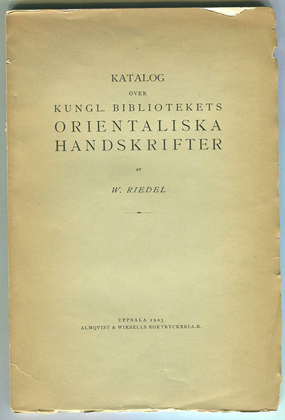 Katalog över Kungl. bibliotekets orientaliska…