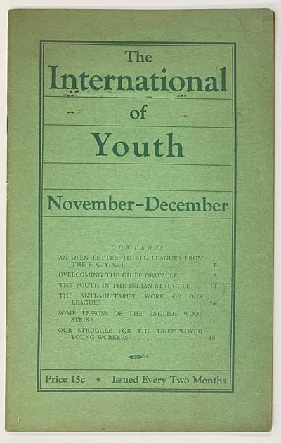 The International of Youth. November-December (1930)