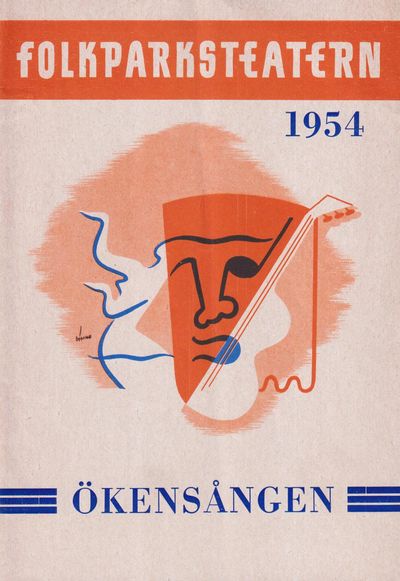Folkparksteatern 1954. Ökensången. [=…