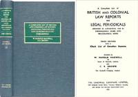 A Complete List of British and Colonial Law Reports and Legal..