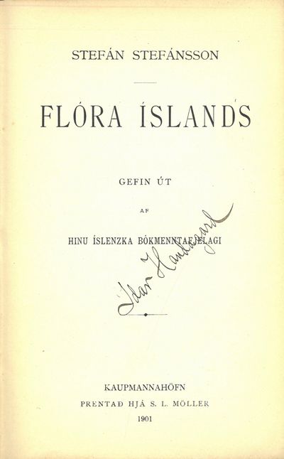 Flóra íslands. Gefin út af hinu Íslenzka…