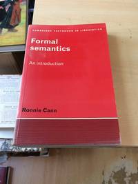 Formal Semantics: An Introduction