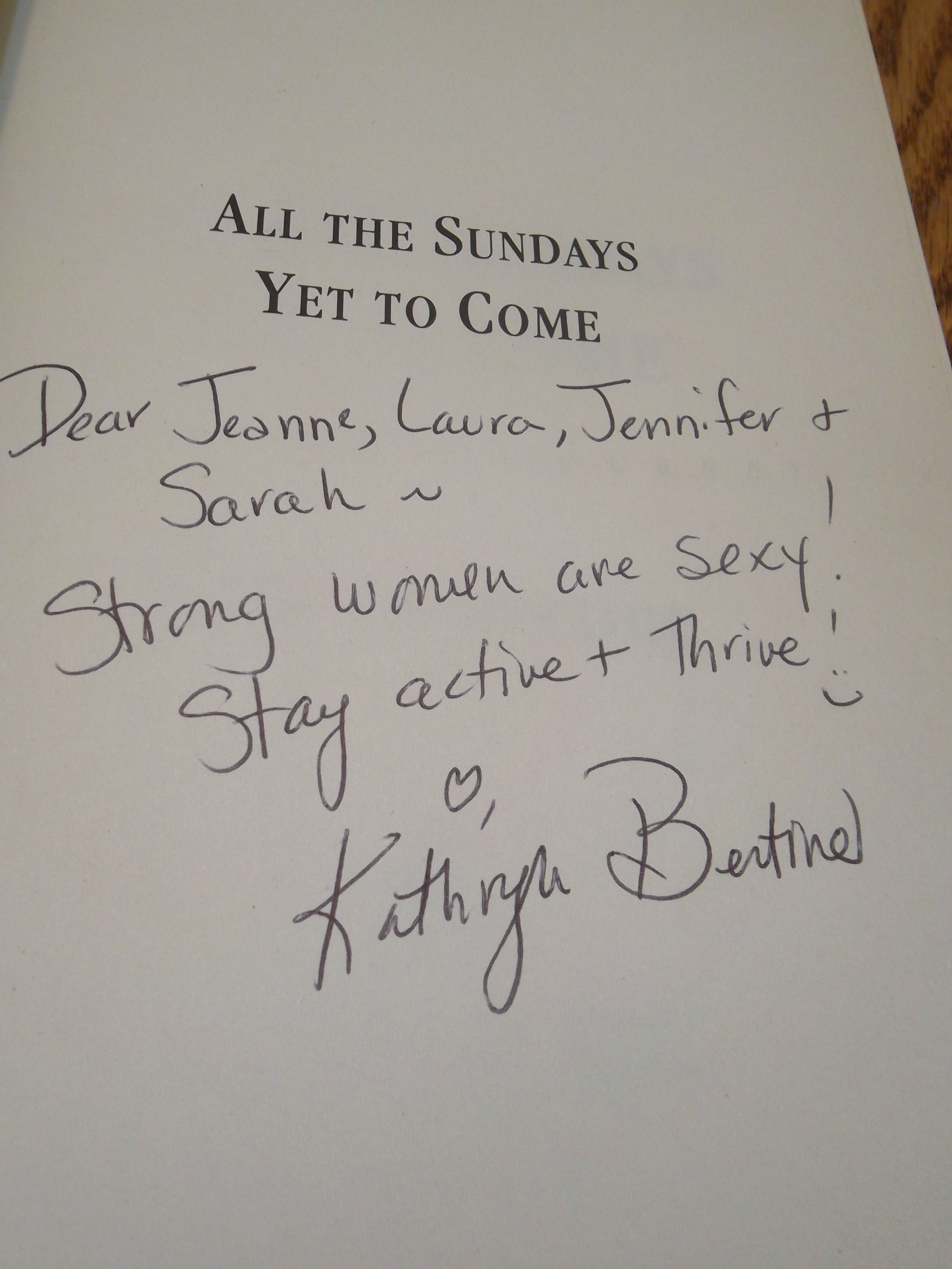 All The Sundays Yet To Come A Skater S Journey By Kathryn Bertine Signed First Edition 03 From Eastburn Books Sku A163