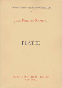 Platée. [Piano-vocal score]