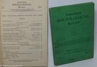 American Sociological Review, The Official Journal of the American Sociological Society. June 1944, Volume 9, Number 3 - [a symposium:] Recent Social Trends in the Soviet Union