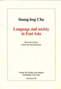 Language and society in East Asia. Selected…