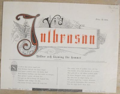 Vid julbrasan. Bilder och läsning för hemmet…