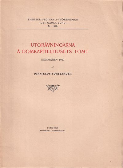 Utgrävningarna å domkapitelhusets tomt sommaren…