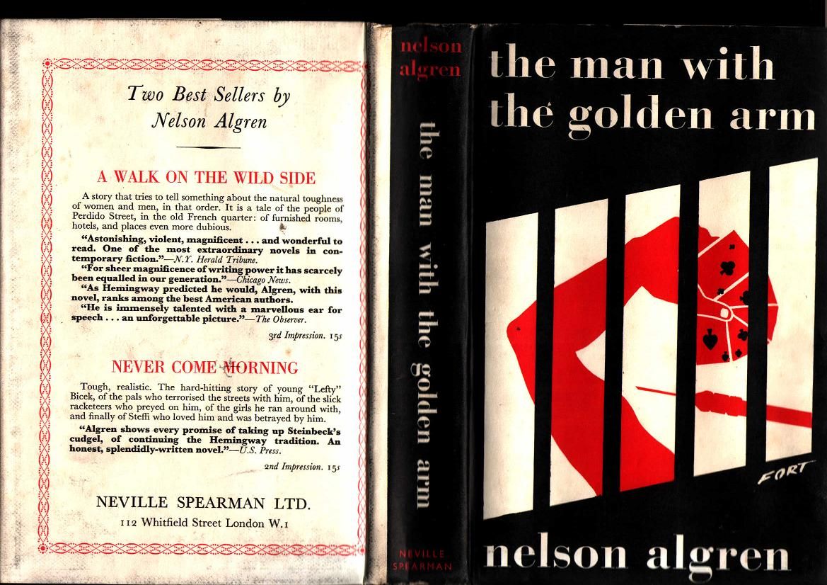 The Man with the Golden Arm by ALGREN Nelson First Edition 1959