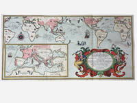 Promotional lithographed map for Canadian Pacific Distinctive Cruises