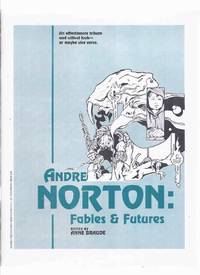 ANDRE NORTON:  Fables and Futures / NIEKAS Science Fiction ( SF )  (inc.  The Weaving of The Witch World; Wondrous Worlds; Series and Sequels, the Problem Thereof; The Haunted Library; etc) de Braude, Anne (ed.)andre Norton; Edmund R Meskys; Fred Lerner; Diana Paxson; Don D&#39;Ammassa; Pat Mathews; Ruth Kyle; Sandra Miesel; Grace Warren; Marion Zimmer Bradley; Michael Bastrow; W Ritchie Benedict, Steve Morris; Jacqueline Lichtenberg  NIEKAS SF - 1989