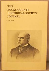 image of Bucks County Historical Society Journal, Fall 1978.