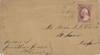 Circa 1857 – Mail sent from Quindaro, a ‘Free Port’ on the Missouri River that funneled abolitionist ‘free staters into the Kansas Territory and became a major stop on the Underground Railroad, later a thriving African-American city and home of one of the first colleges for freedmen
