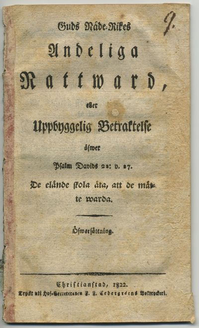 Guds nåde-rikes andeliga nattward, eller…