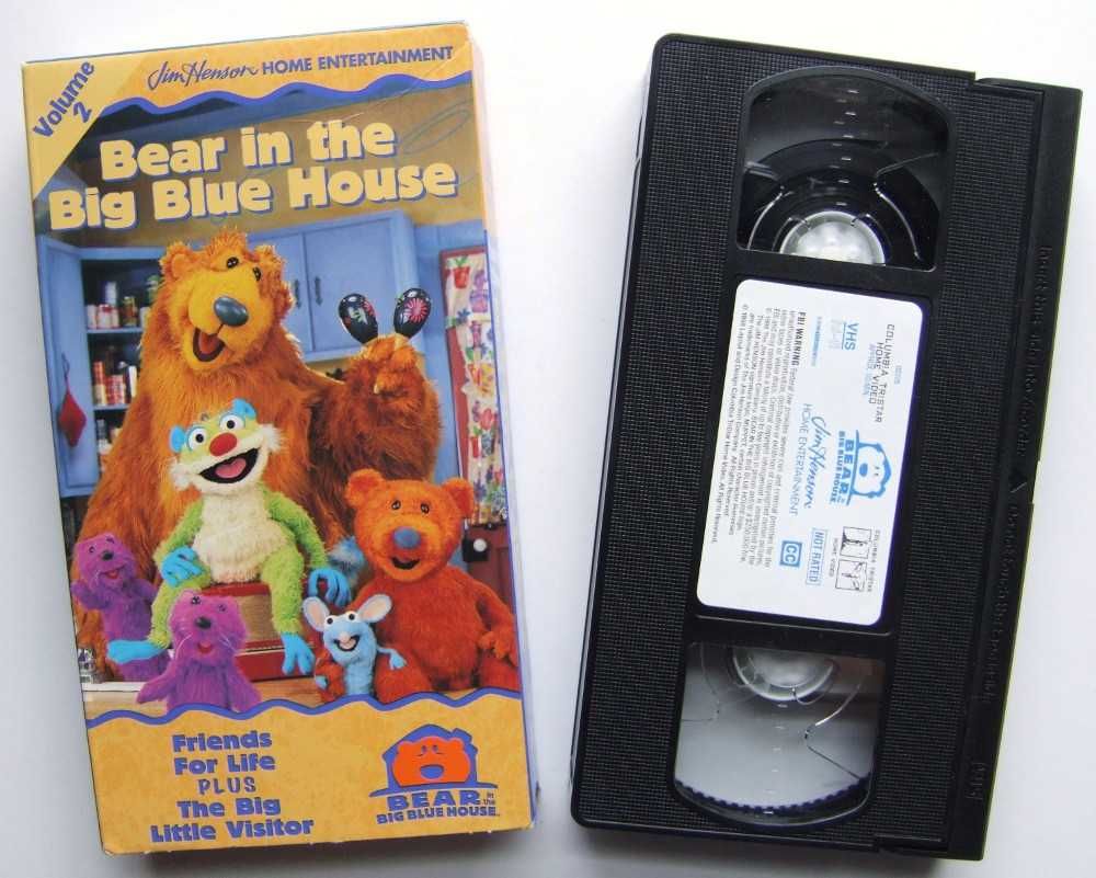 Bear In The Big Blue House Volume 2 Friends For Life Plus The Big Little Visitor Vhs By Jim Henson Home Entertainment 1998
