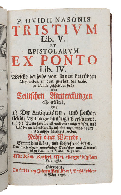 P. Ovidii Nasonis Tristium Lib. V. Et Epistolarum…