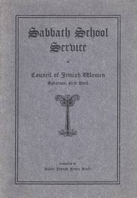 SABBATH SCHOOL SERVICE OF COUNCIL OF JEWISH WOMEN SYRACUSE, NEW YORK