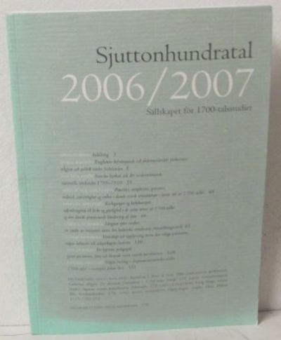 Sjuttonhundratal 2006/2007. Sällskapet för…