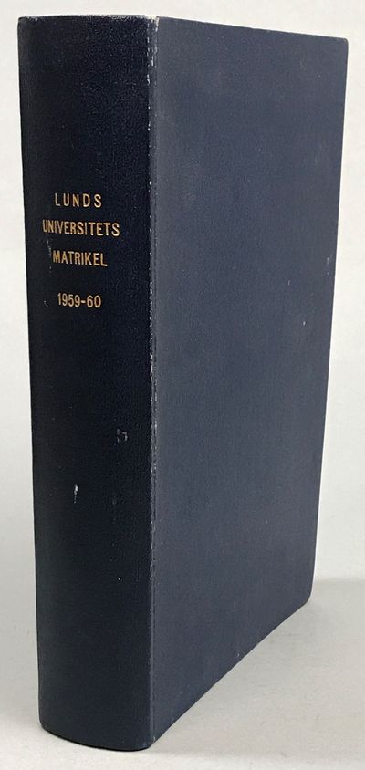 Lunds universitets matrikel 1959-60. Utg. av…