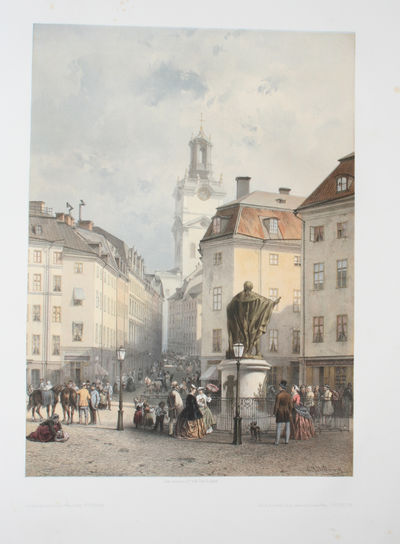 (Aquarell-Lithographier och Tontryck). Samling af…