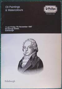 cover of Oil paintings and watercolours - Phillips 7th Nov 1997 Edinburgh