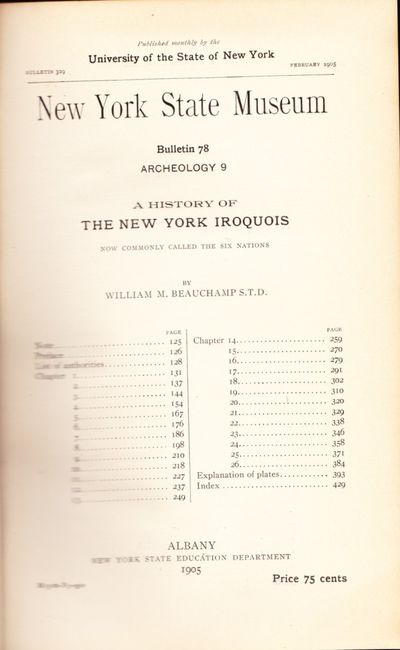 A history of the New York Iroquois, now commonly called the Six Nations.