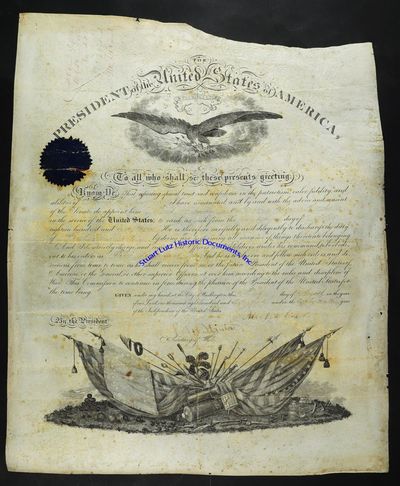 ABRAHAM LINCOLN (1809-1865). Lincoln was the Sixteenth President.DS. 1pg. August 1, 1864. Washington...