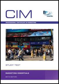cover of CIM - Marketing Essentials: Study Text