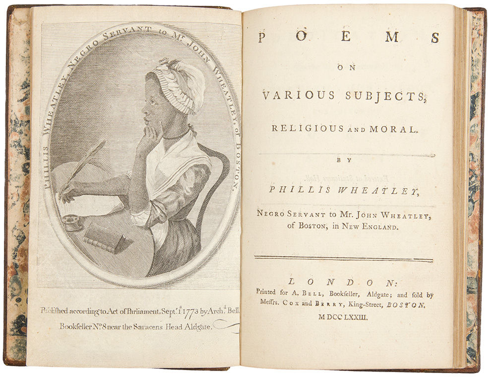 Poems on various subjects, religious and moral by WHEATLEY, Phillis