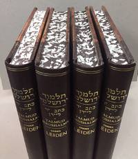 TALMUD YERUSHALMI CODEX LEIDEN. MS SCALIGER 3. Complete in 4 VOLUMES. A LIMITED FACSIMILE EDITION OF THE MANUSCRIPT . by HEBREW MANUSCRIPT - FACSIMILE - Hardcover - Limited Edition - 1981 - from M.Pollak Antiquariat - Est.1899 (SKU: N4288)