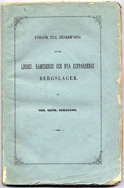 Försök till beskrifning öfver Lindes, Ramsbergs…