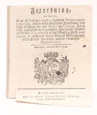 Forordning, der befaler, at en af Collegio medico forfattet Pharmacopoea pauperum, som er...
