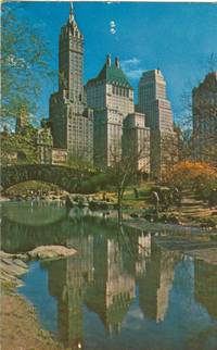 Fifth Avenue Hotels from Central Park, New York unused Postcard