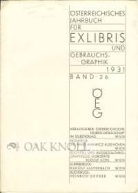 1931. later stiff paper wrappers. Bookplates. tall 4to. later stiff paper wrappers. 14 pages with 6 ...