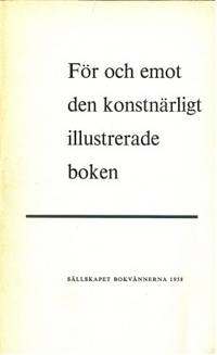 För och emot den konstnärligt illustrerade boken.…