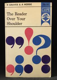 cover of The Reader Over Your Shoulder; A Handbook for Writers of English Prose