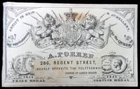 Envelope containing hair from A. Porrer, Artist in Hair & Jewellery "By Appointment of the Queen" Regent Street