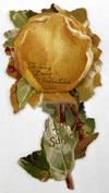 Love's Surprise" -- Yellow Rose "Paper with a Secret"-Style Valentine by Nister