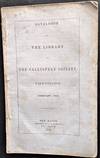 Catalogue of the Library of the Calliopean Society, Yale College