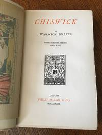 cover of CHISWICK. With Illustrations and Maps