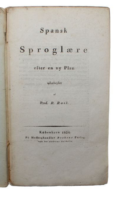 Spansk Sproglære efter en ny Plan. - [PRESENTATION COPY.] (photo 2)