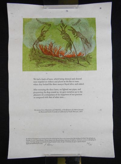 An Excerpt from Mountains and Molehills, or Recollections of a Burnt Journal; An Illustrated Book of Travels in California by Frank Marryatt, 1855