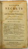 VALUABLE SECRETS CONCERNING ARTS AND TRADES: OR, APPROVED DIRECTIONS, FROM THE BEST ARTISTS, FOR THE VARIOUS METHODS OF ENGRAVING ON BRASS, COPPER, OR STEEL. OF THE COMPOSITION OF METALS, AND VARNISHES. OF MASTICHS AND CEMENTS, SEALING-WAX, &C. OF COLOURS AND PAINTING, FOR CARRIAGE PAINTERS. OF PAINTING ON PAPER. OF COMPOSITIONS FROM LIMNERS. OF TRANSPARENT COLOURS. HOW TO DYE SKINS OR GLOVES. TO COLOUR OR VARNISH COPPER-PLATE PRINTS. OF PAINTING ON GLASS. OF COLOURS OF ALL SORTS, FOR OIL, WATER, AND CRAYONS. OF THE ART OF GILDING. THE ART OF DYING WOODS, BONES, &C. THE ART OF MOULDING. THE ART OF MAKING WINES. OF THE VARIOUS COMPOSITIONS OF VINEGARS. OF LIQUORS AND ESSENTIAL OILS. OF THE CONFECTIONARY ART. OF TAKING OUT ALL SORTS OF SPOTS AND STAINS